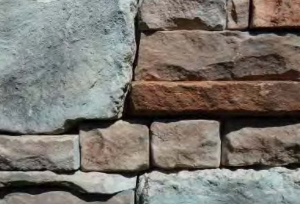 Tennessee Grey - Rustic 50% Square Stack 50% Splitface Limestone